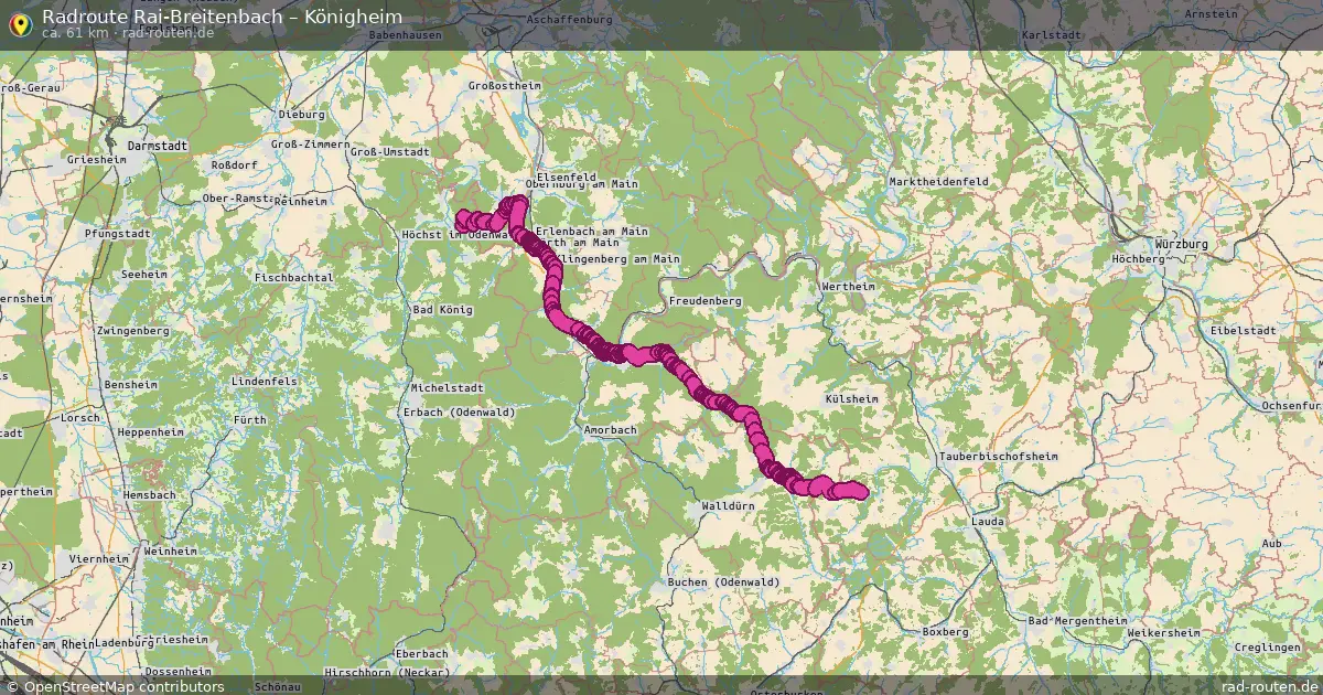 Radtour Rai-Breitenbach – Königheim