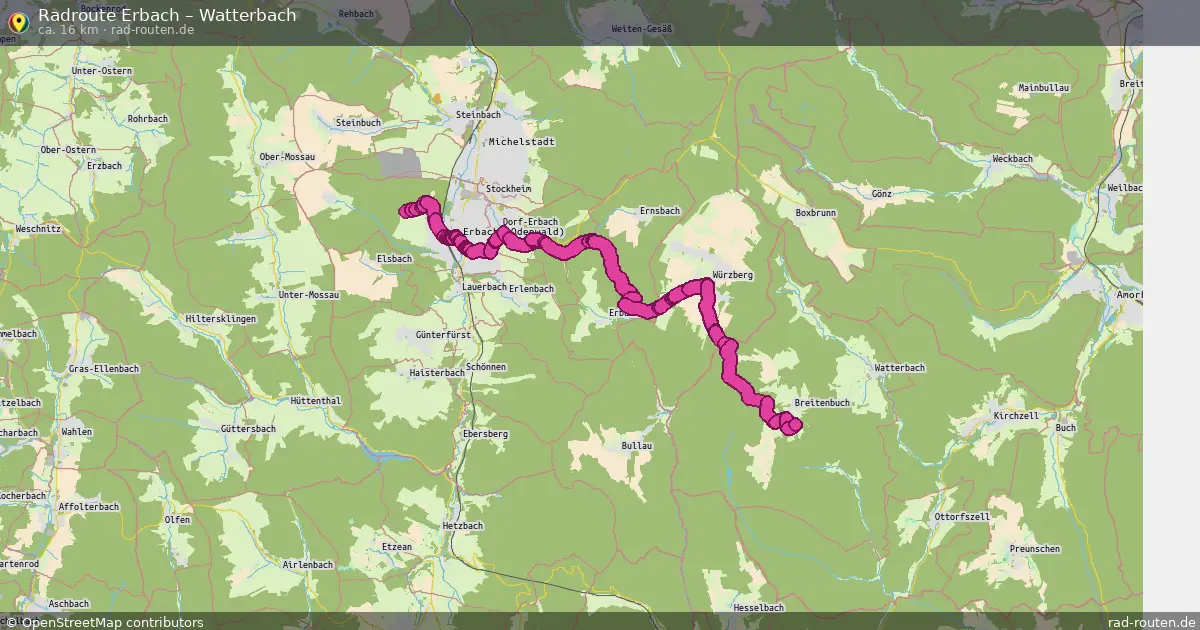 Radtour Erbach – Watterbach