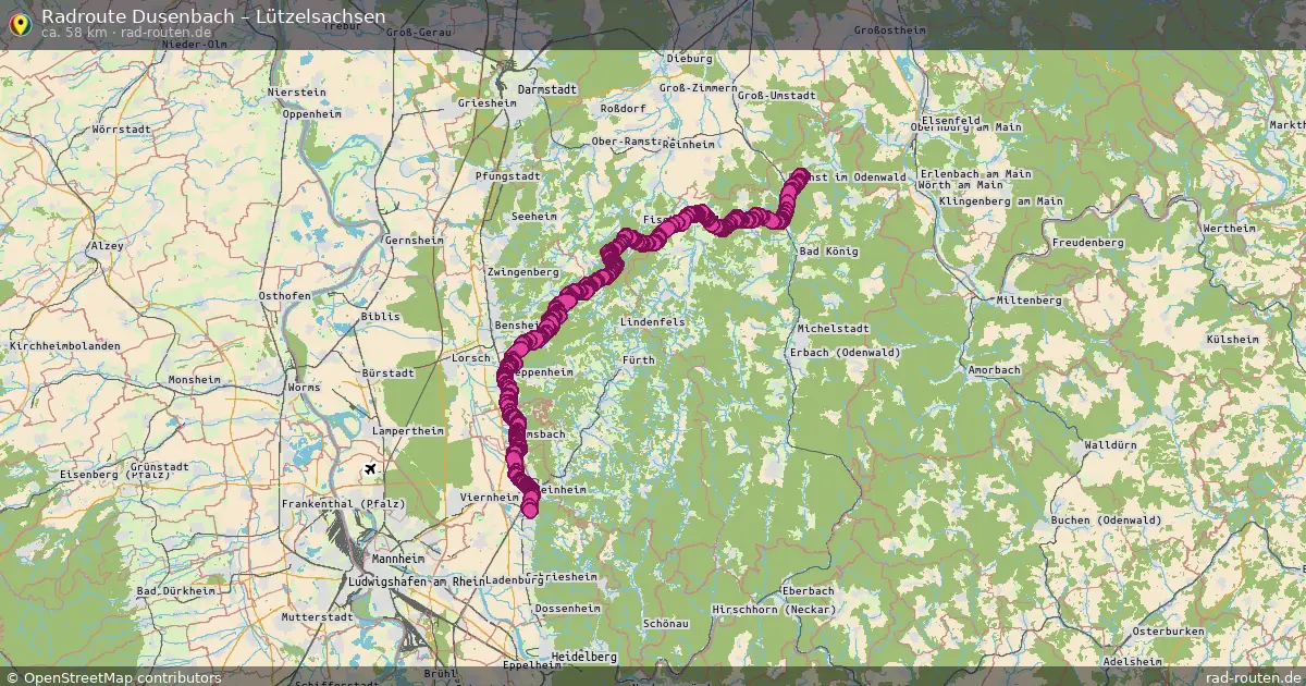 Radtour Dusenbach – Lützelsachsen