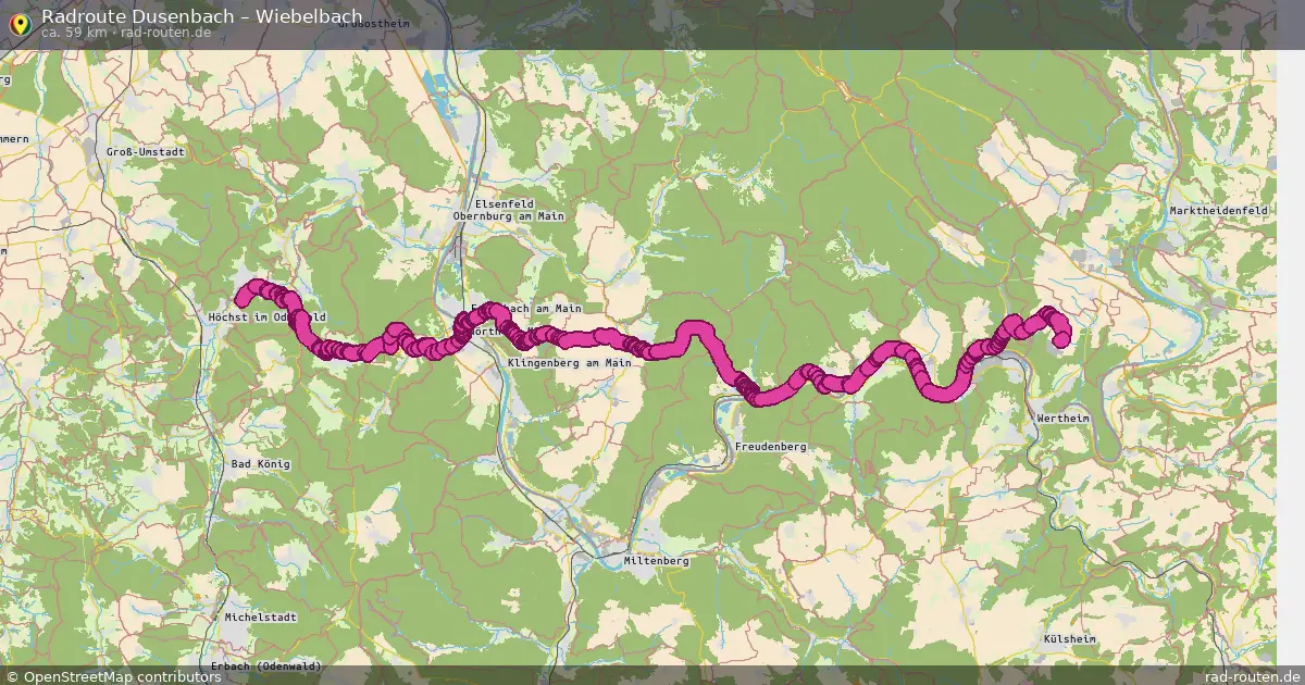 Radtour Dusenbach – Wiebelbach