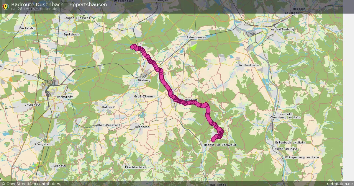 Radtour Dusenbach – Eppertshausen