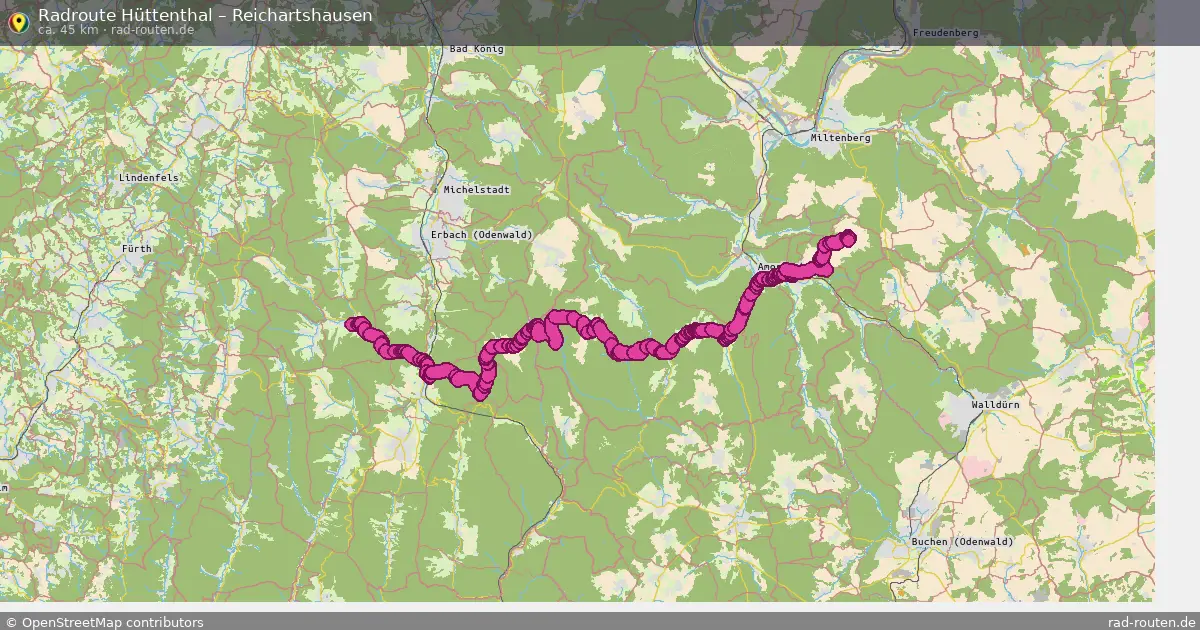 Radtour Hüttenthal – Reichartshausen