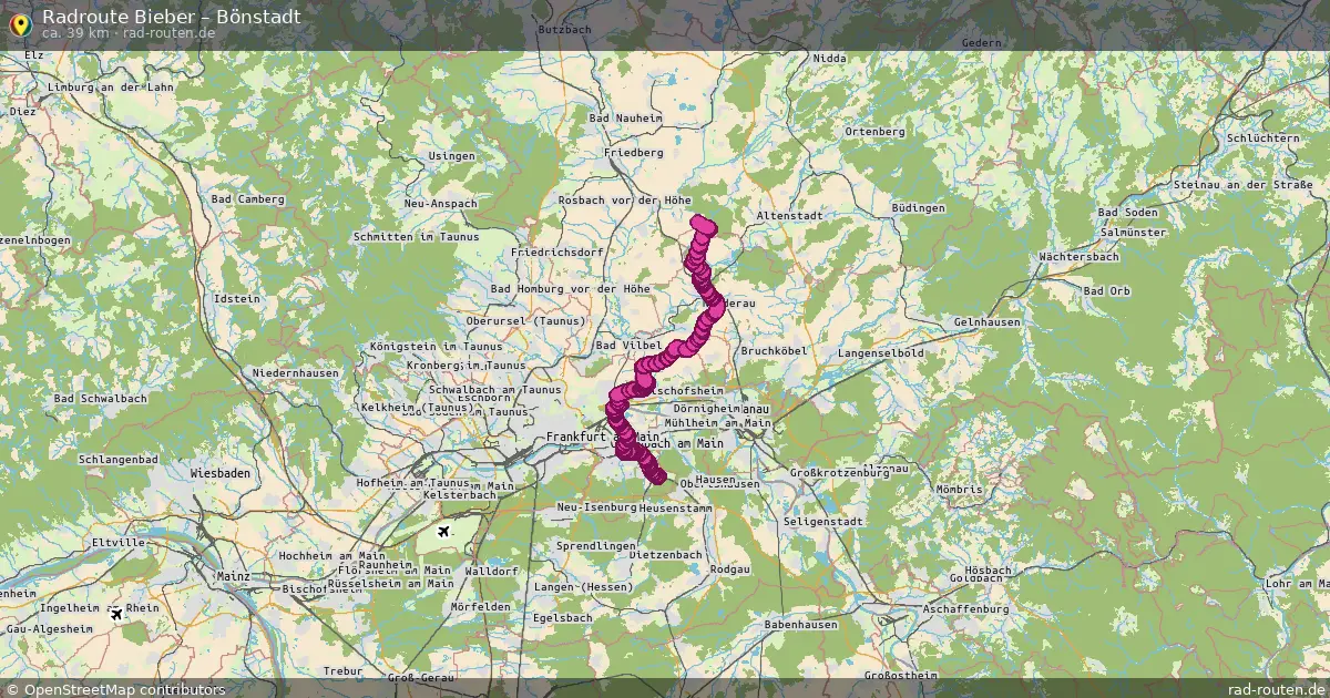 Radtour Bieber – Bönstadt