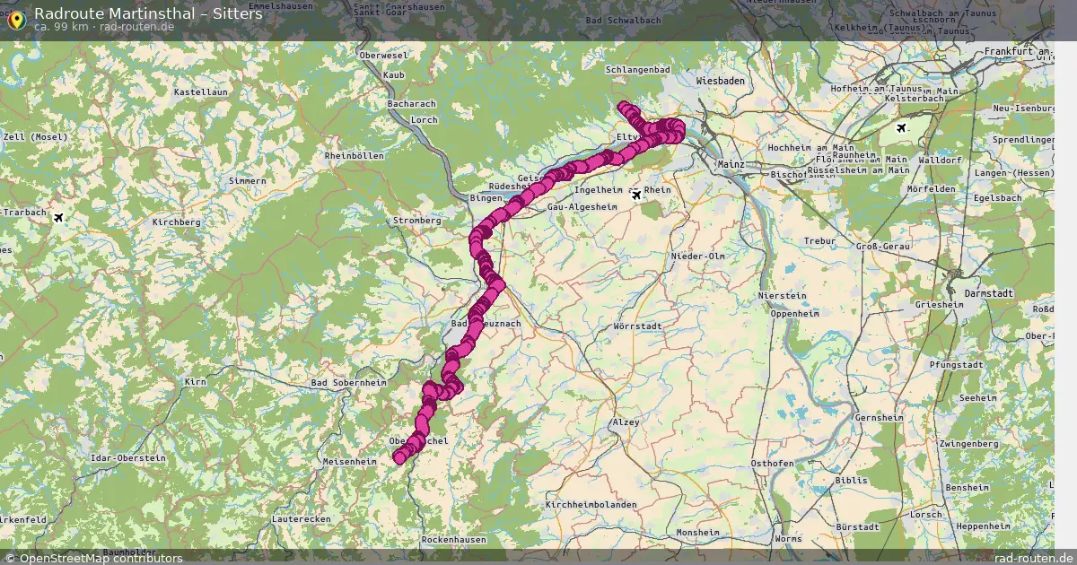 Radtour Martinsthal – Sitters