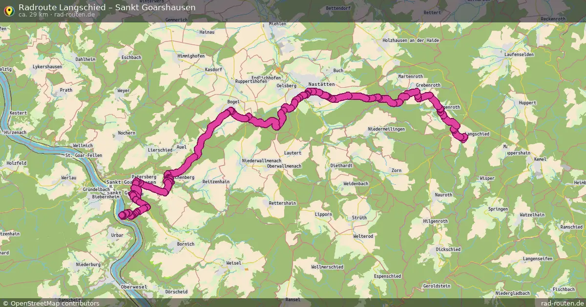 Radtour Langschied – Sankt Goarshausen
