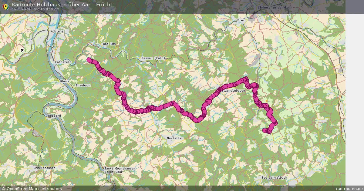Radtour Holzhausen Über Aar – Frücht