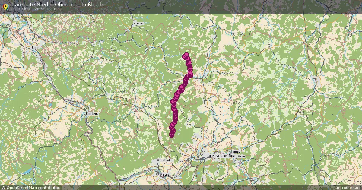Radtour Nieder-Oberrod – Roßbach