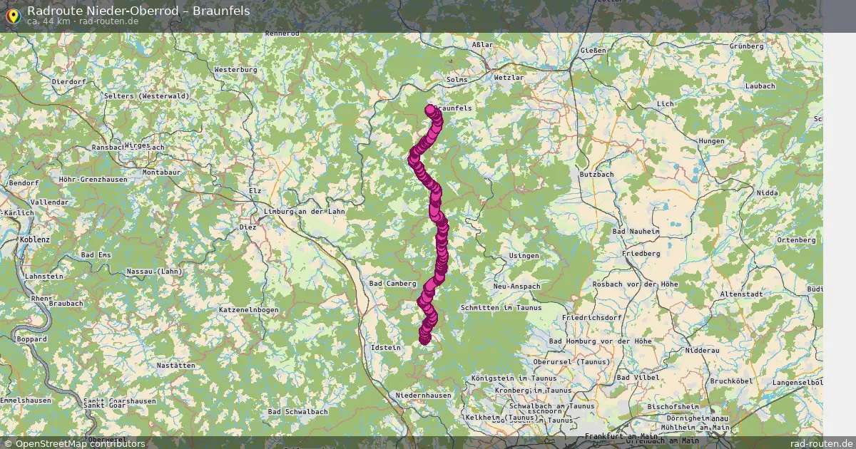 Radtour Nieder-Oberrod – Braunfels