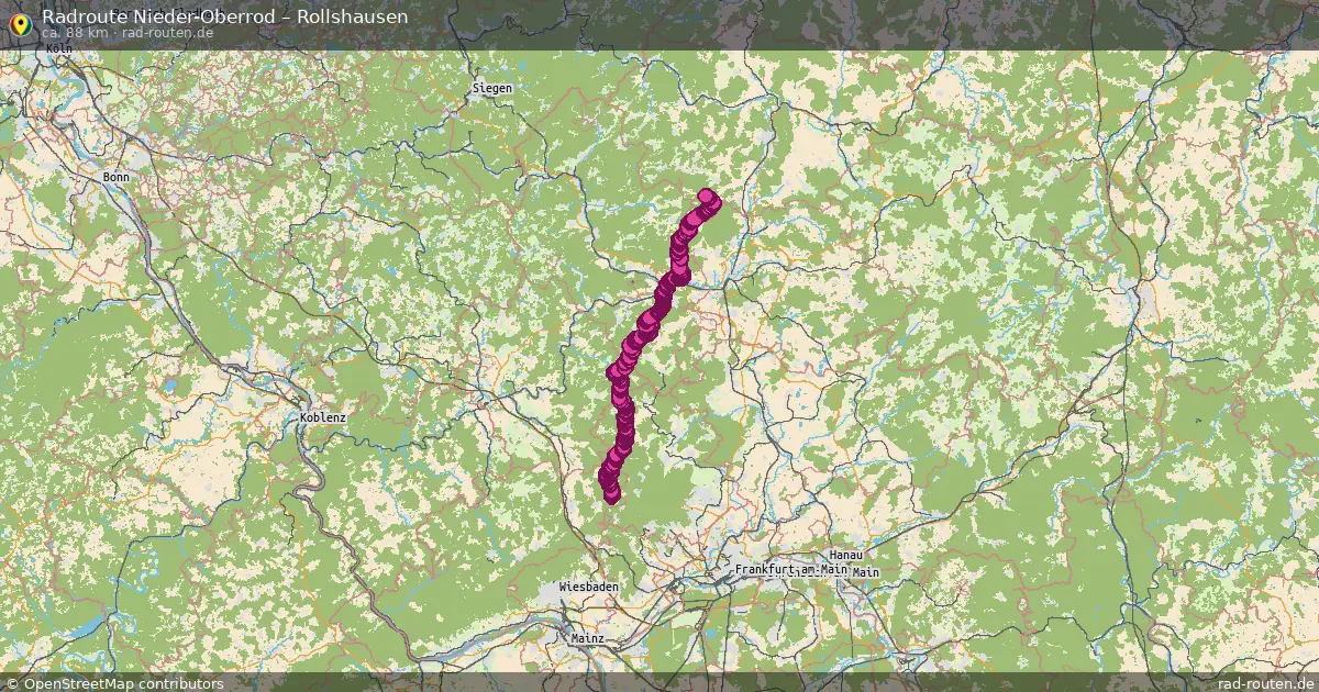 Radtour Nieder-Oberrod – Rollshausen