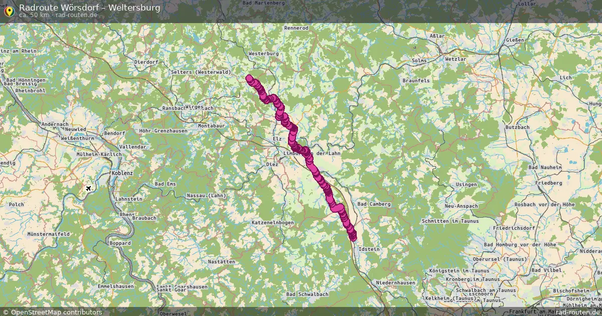 Radtour Wörsdorf – Weltersburg