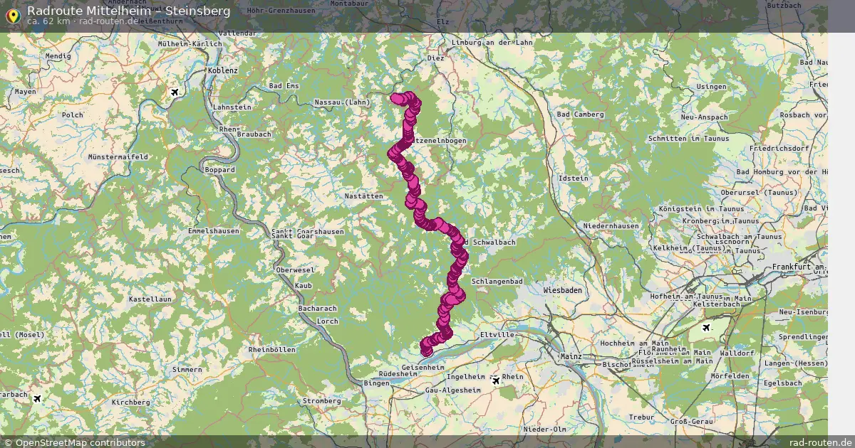 Radtour Mittelheim – Steinsberg