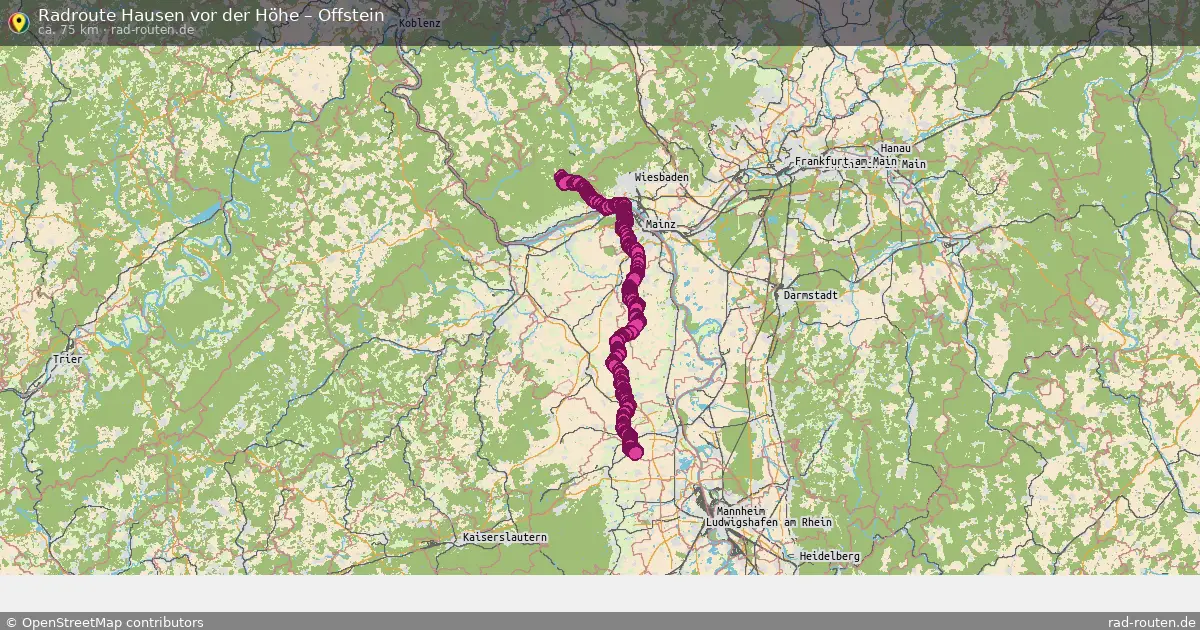 Radtour Hausen Vor Der Höhe – Offstein