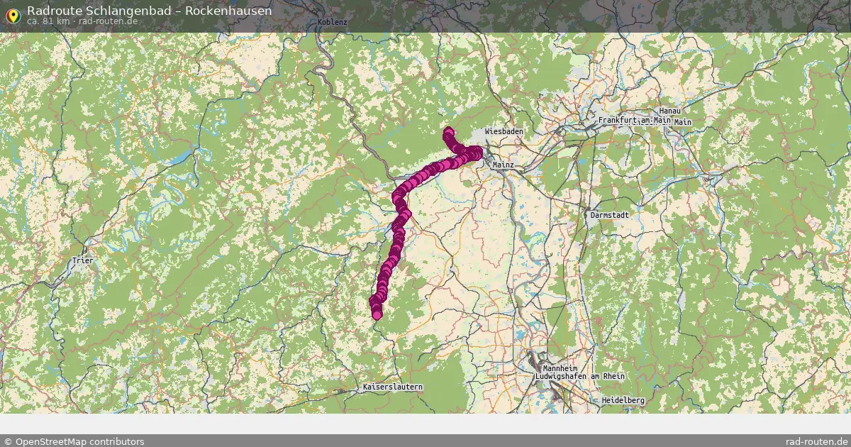 Radtour Schlangenbad – Rockenhausen