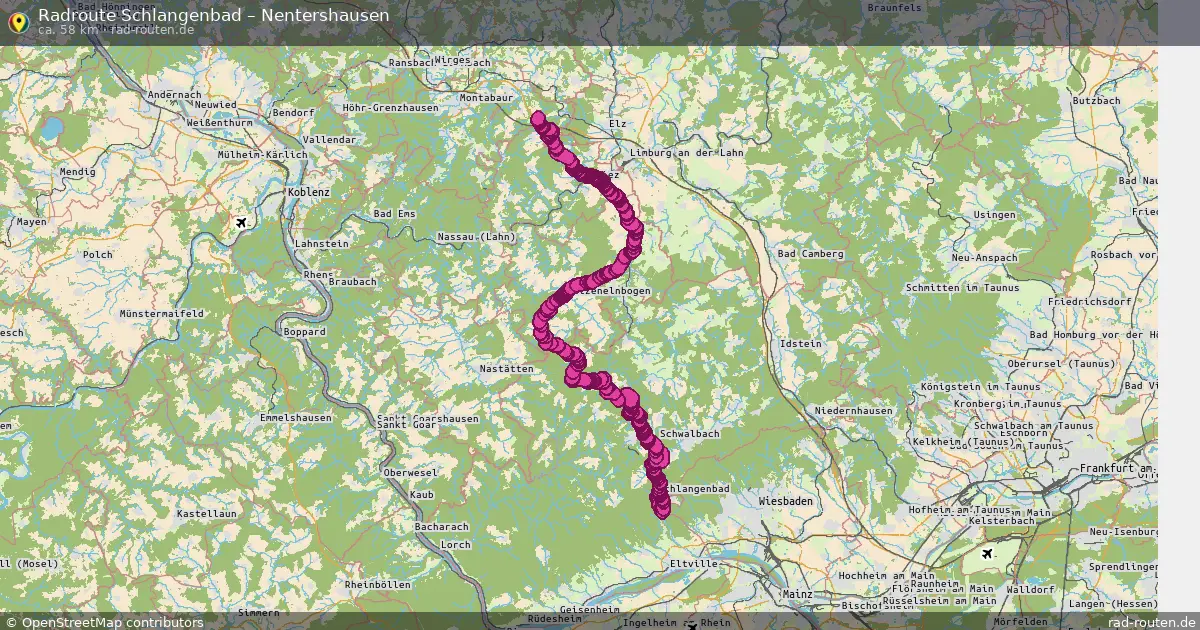 Radtour Schlangenbad – Nentershausen