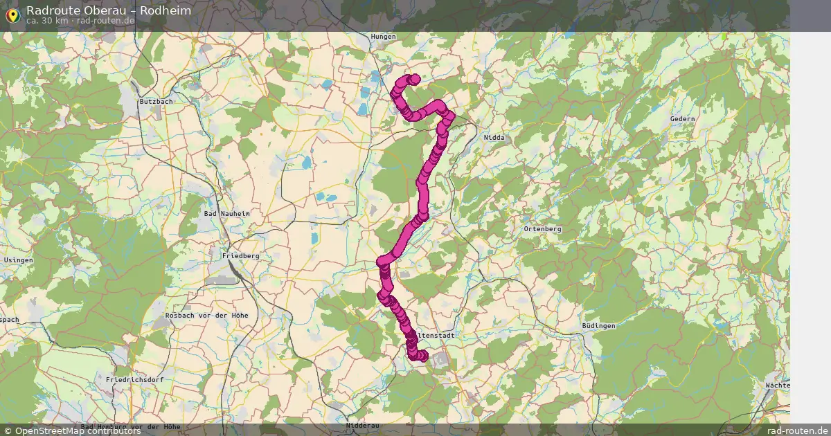 Radtour Oberau – Rodheim