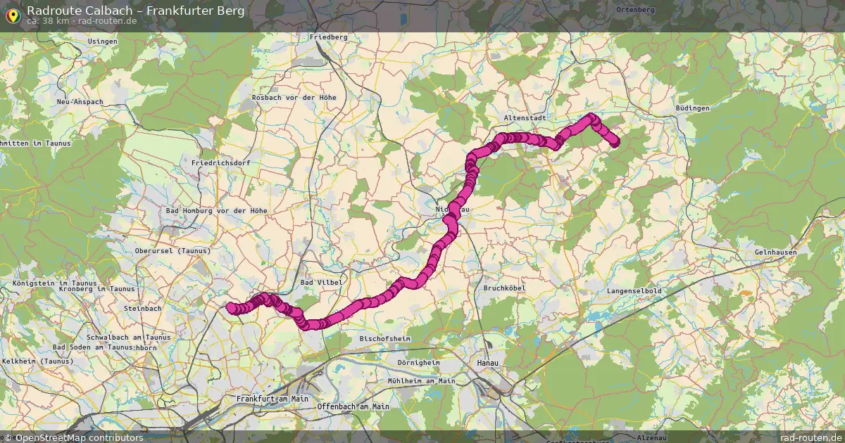Radtour Calbach – Frankfurter Berg