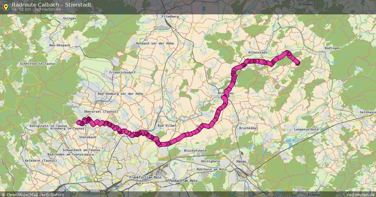 Radtour Calbach – Stierstadt