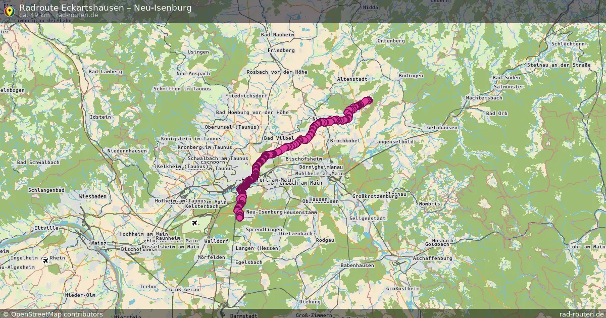 Radtour Eckartshausen – Neu-Isenburg