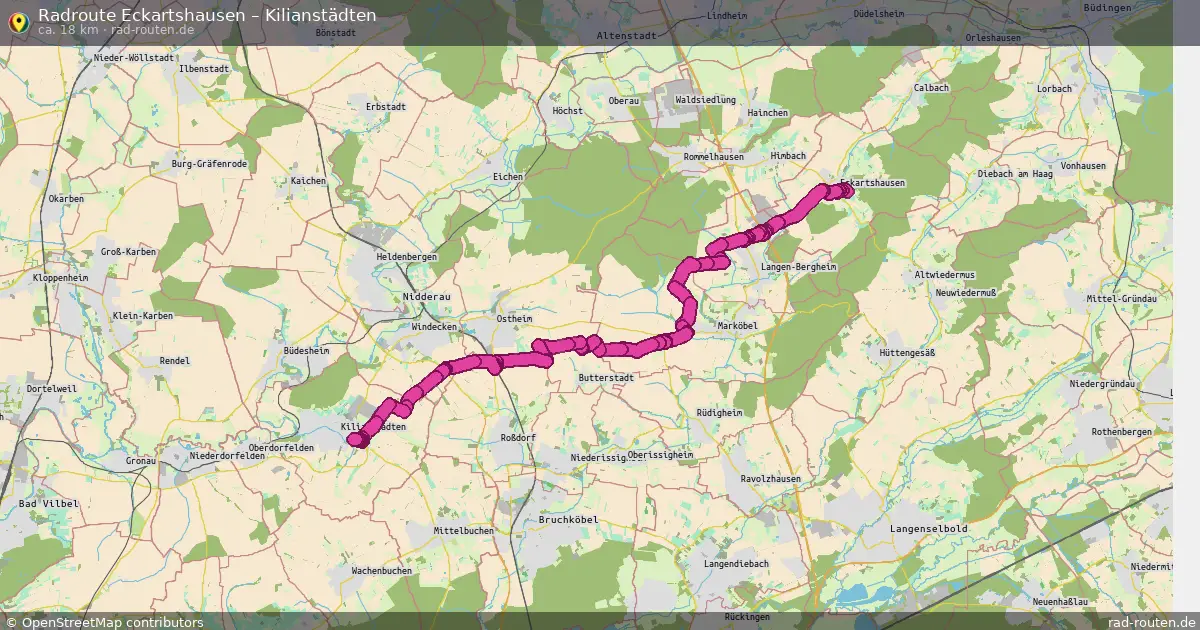 Radtour Eckartshausen – Kilianstädten