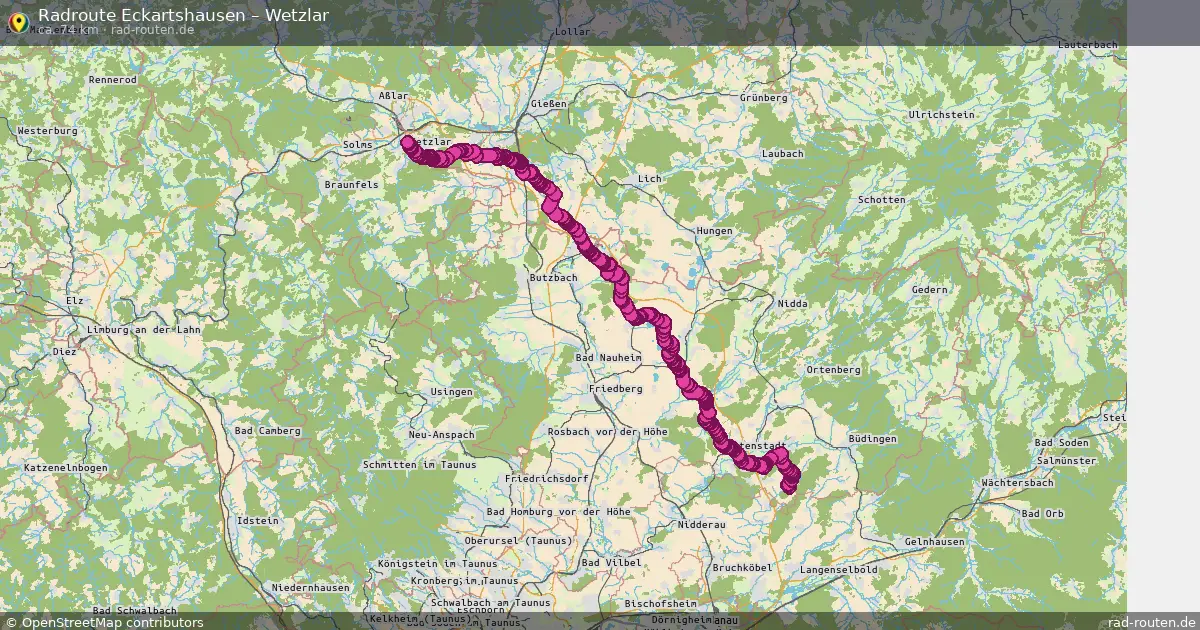 Radtour Eckartshausen – Wetzlar