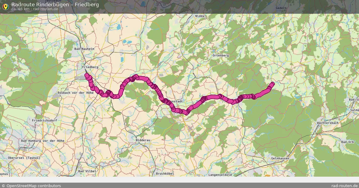 Radtour Rinderbügen – Friedberg