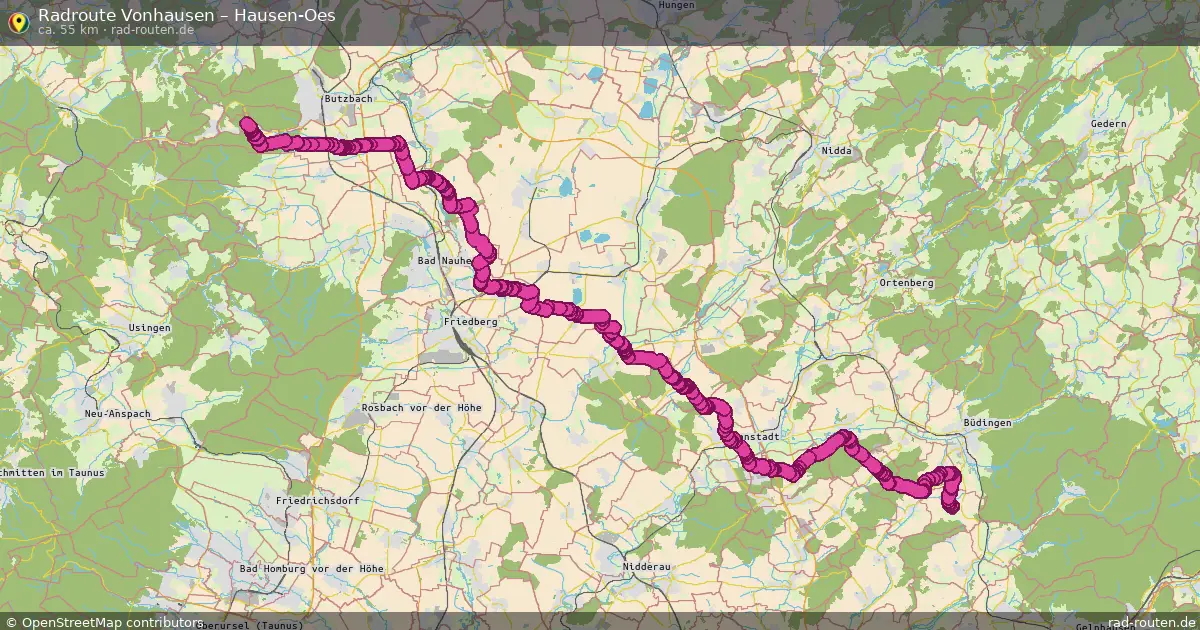 Radtour Vonhausen – Hausen-Oes