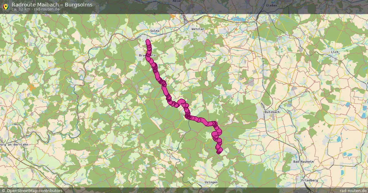 Radtour Maibach – Burgsolms
