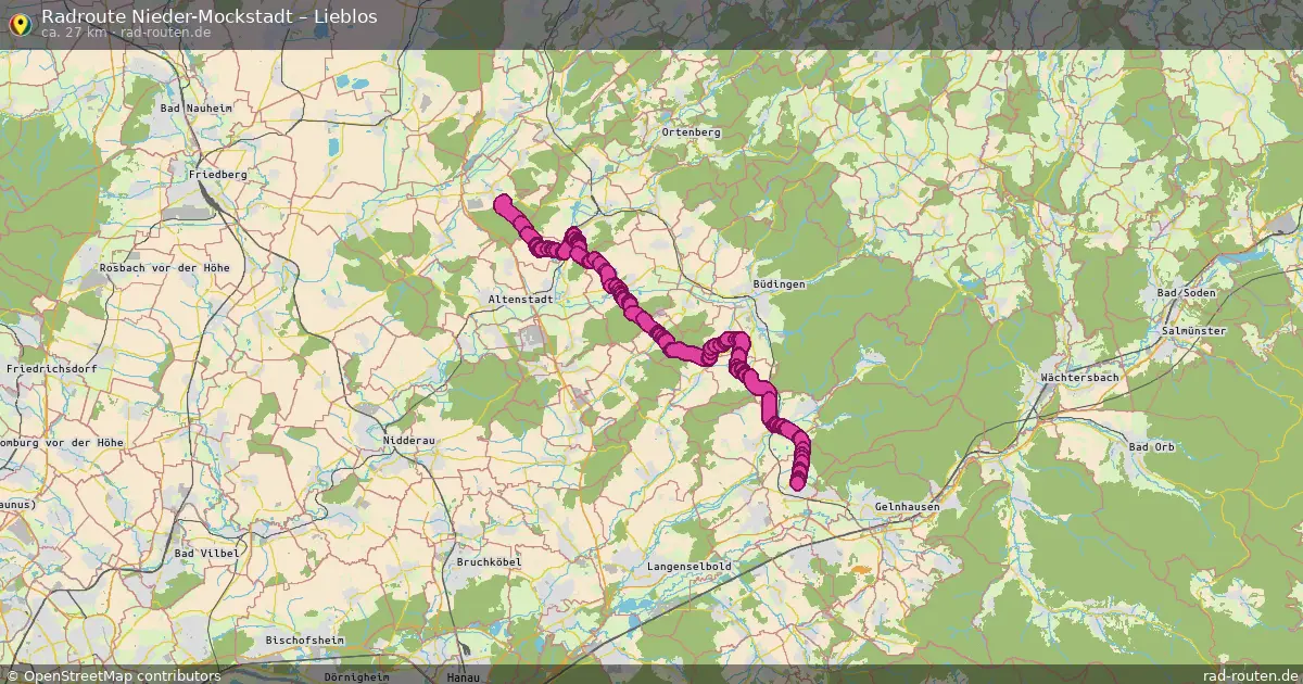 Radtour Nieder-Mockstadt – Lieblos