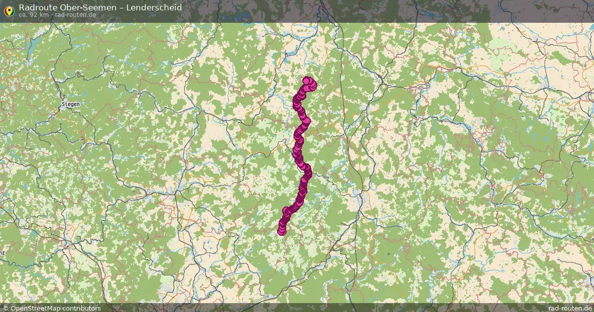 Radtour Ober-Seemen – Lenderscheid