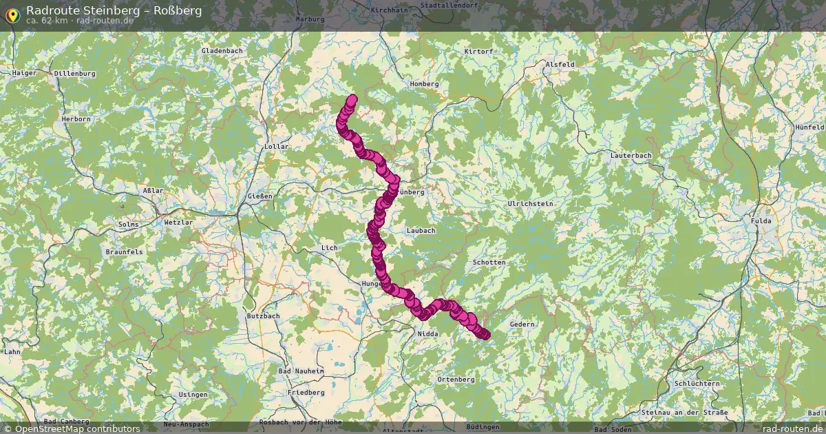 Radtour Steinberg – Roßberg
