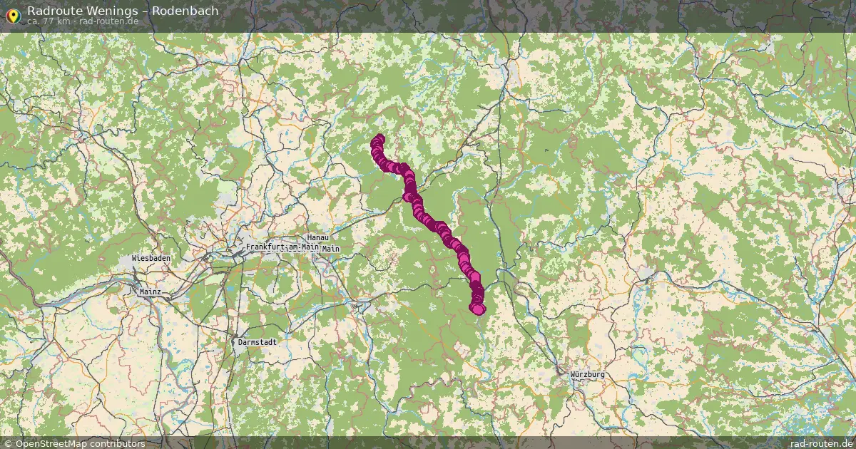 Radtour Wenings – Rodenbach