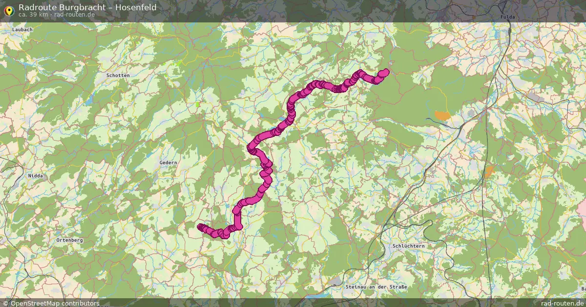 Radtour Burgbracht – Hosenfeld