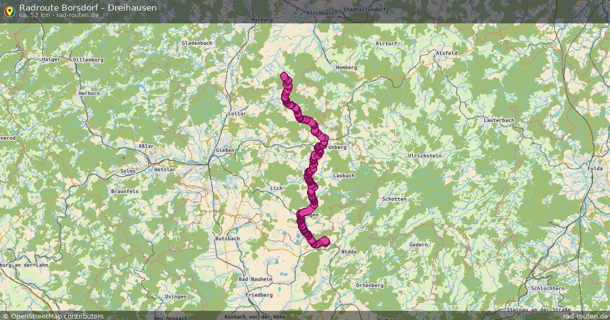 Radtour Borsdorf – Dreihausen