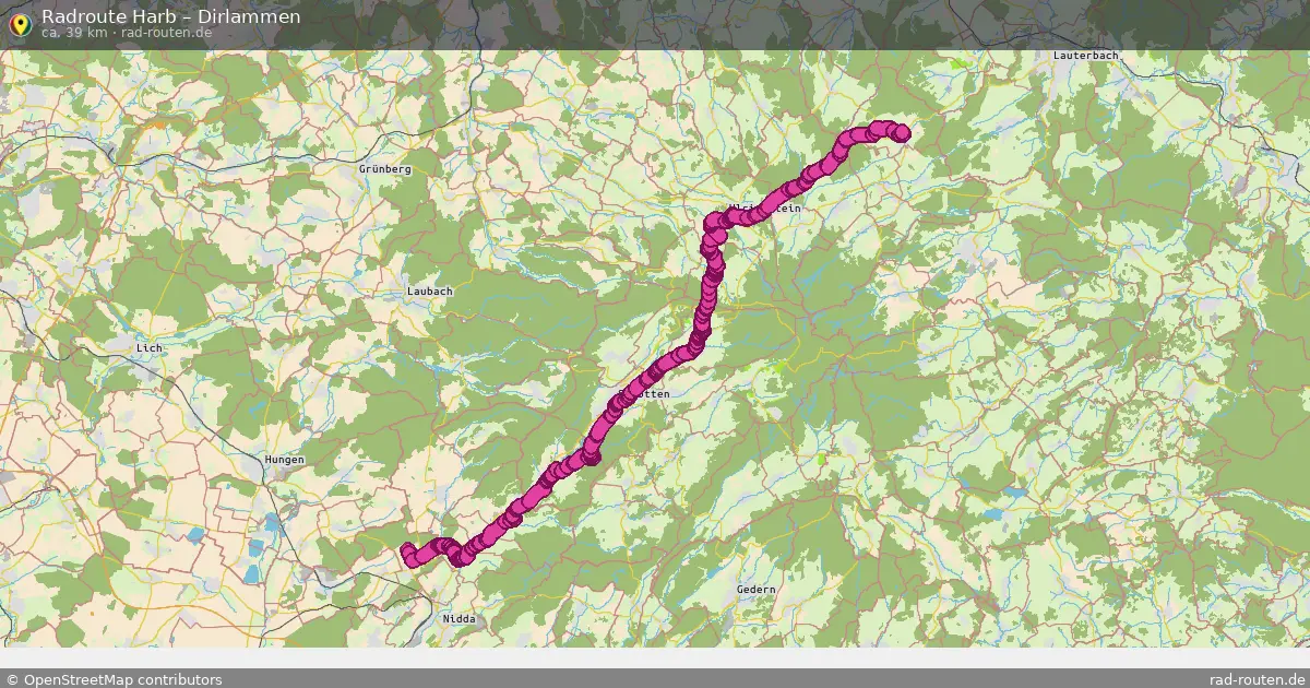 Radtour Harb – Dirlammen