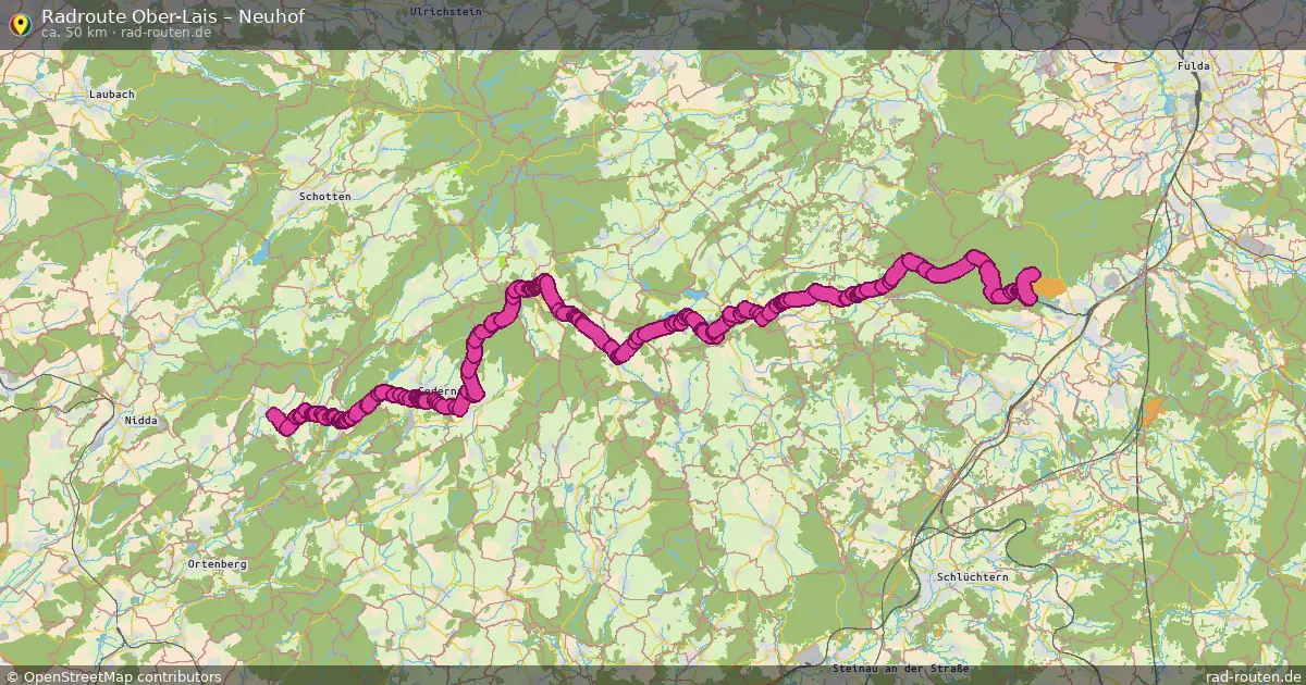 Radtour Ober-Lais – Neuhof