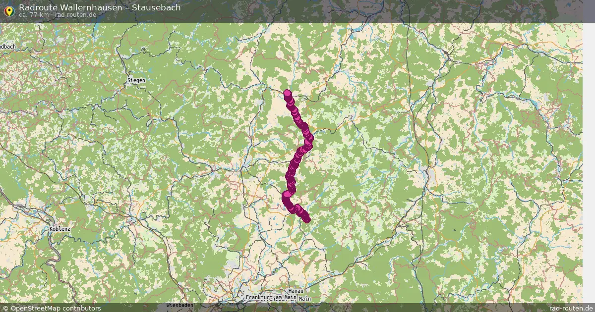 Radtour Wallernhausen – Stausebach