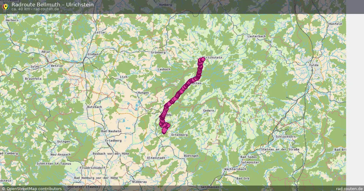 Radtour Bellmuth – Ulrichstein
