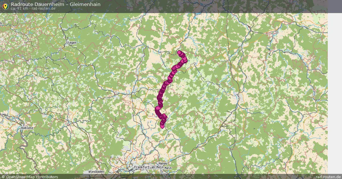 Radtour Dauernheim – Gleimenhain