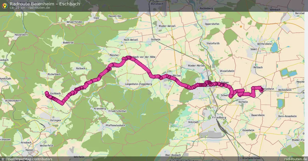 Radtour Beienheim – Eschbach