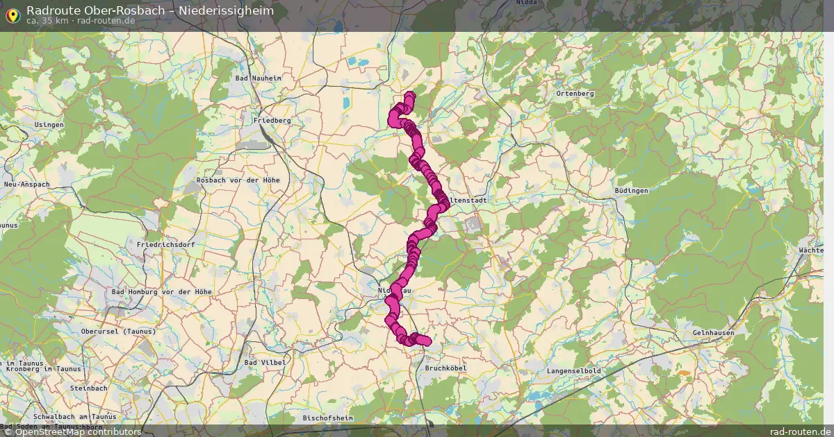 Radtour Ober-Rosbach – Niederissigheim