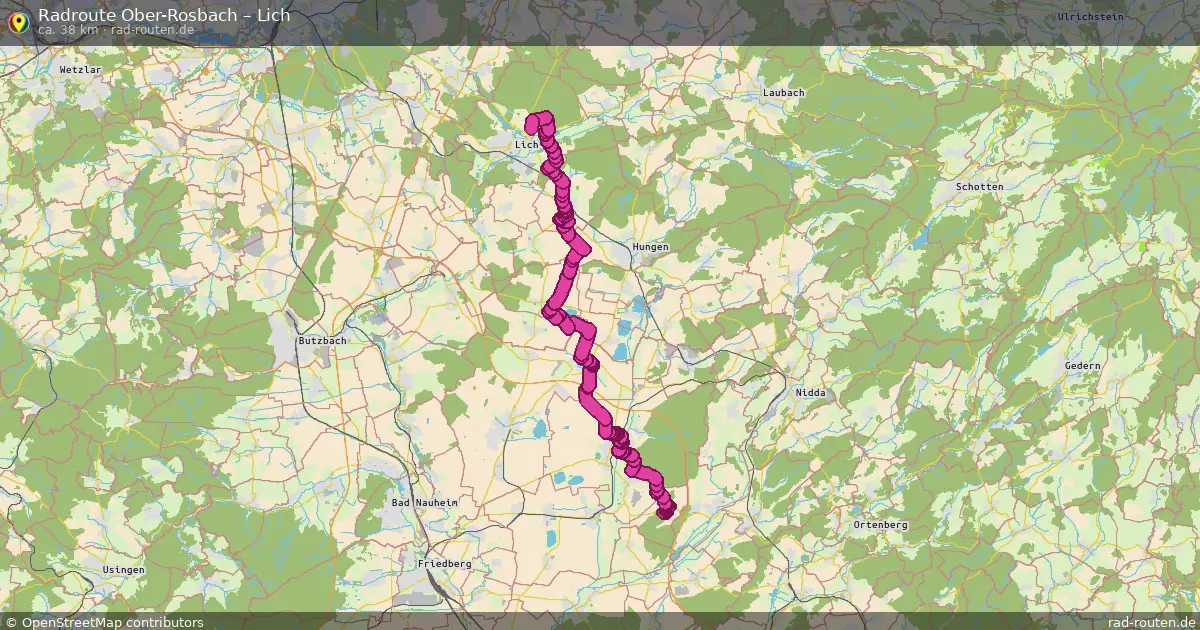 Radtour Ober-Rosbach – Lich
