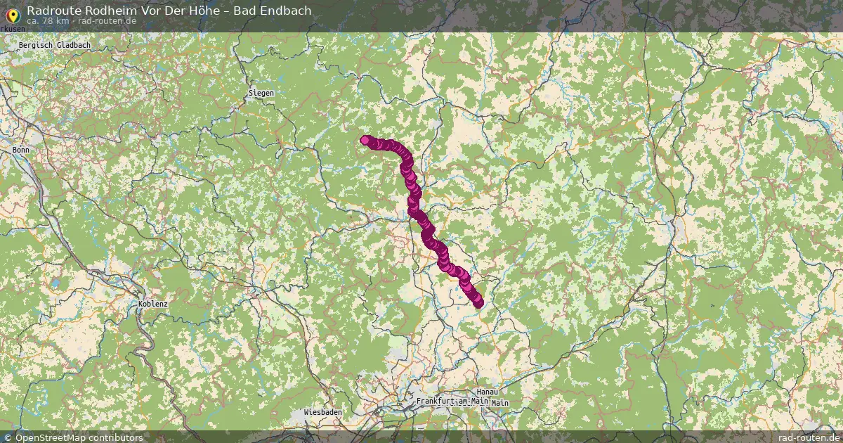 Radtour Rodheim Vor Der Höhe – Bad Endbach