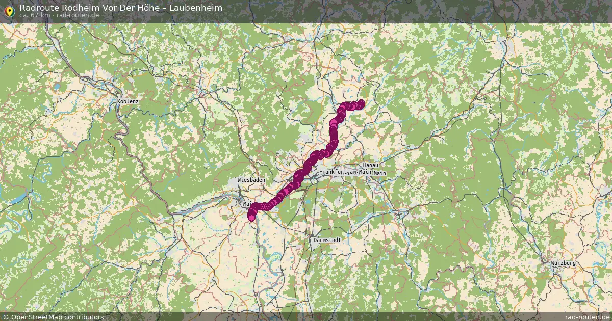Radtour Rodheim Vor Der Höhe – Laubenheim
