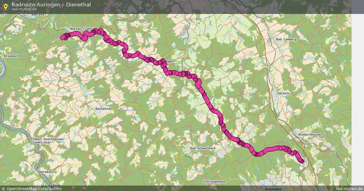 Radtour Auringen – Dienethal