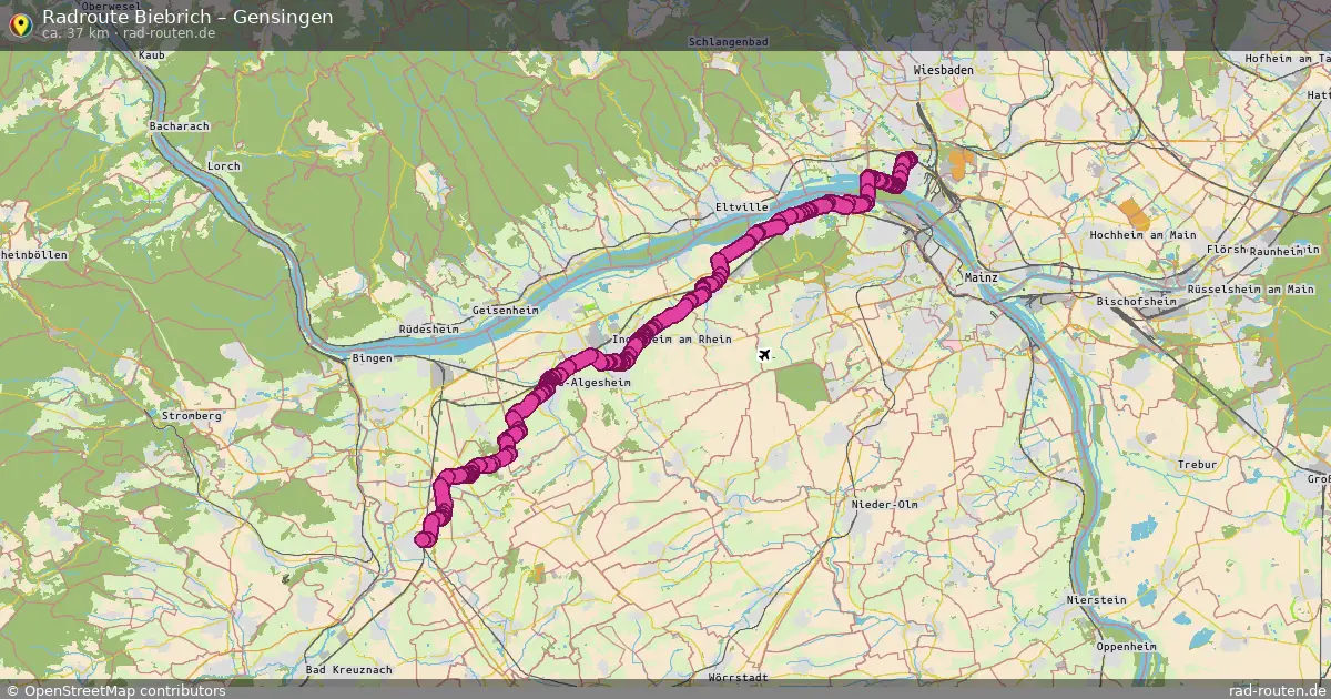 Radtour Biebrich – Gensingen