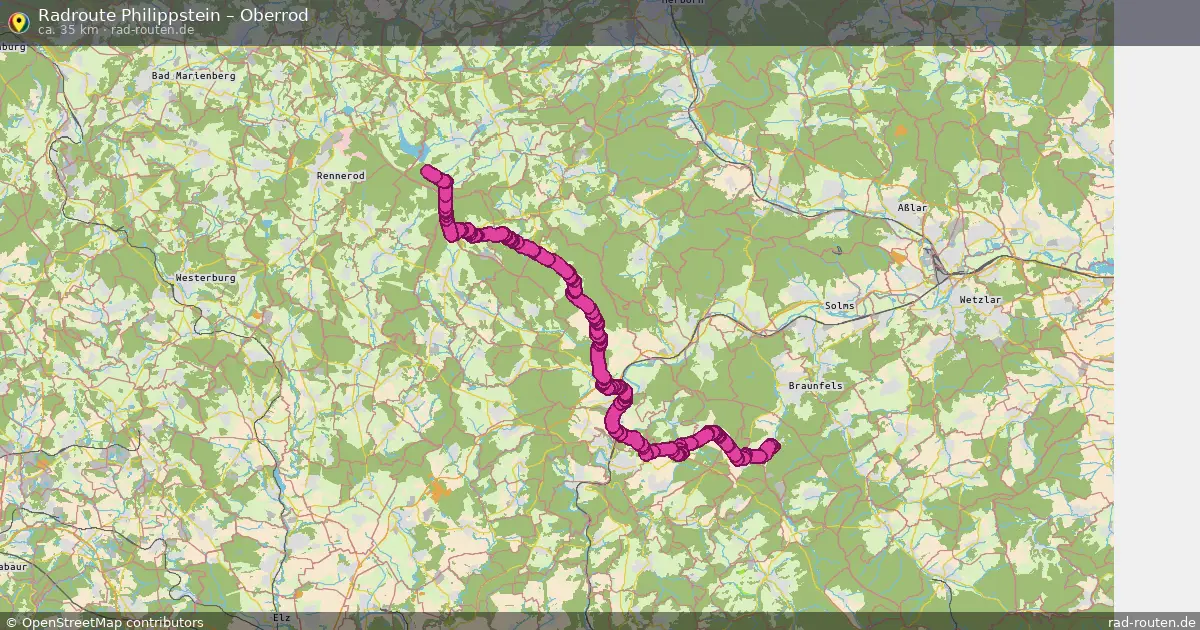 Radtour Philippstein – Oberrod