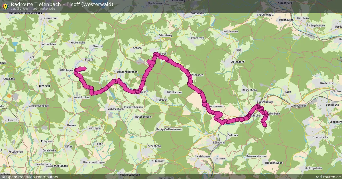 Radtour Tiefenbach – Elsoff (Westerwald)