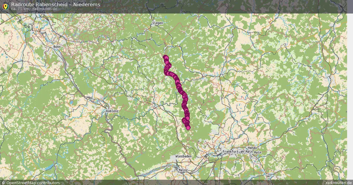 Radtour Rabenscheid – Niederems