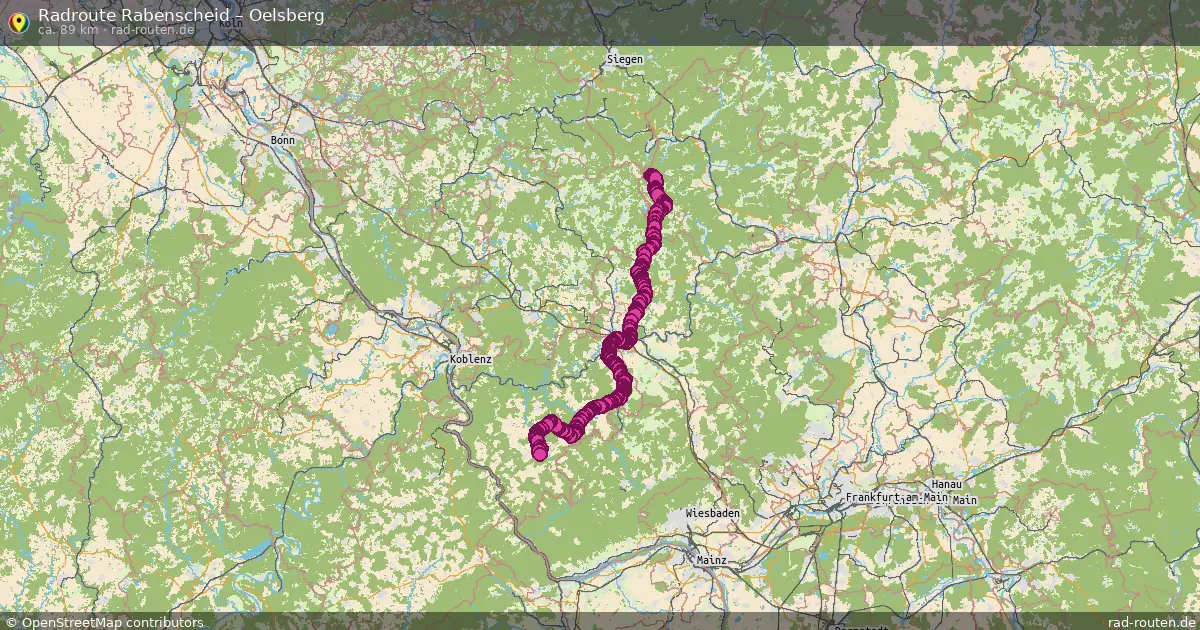Radtour Rabenscheid – Oelsberg