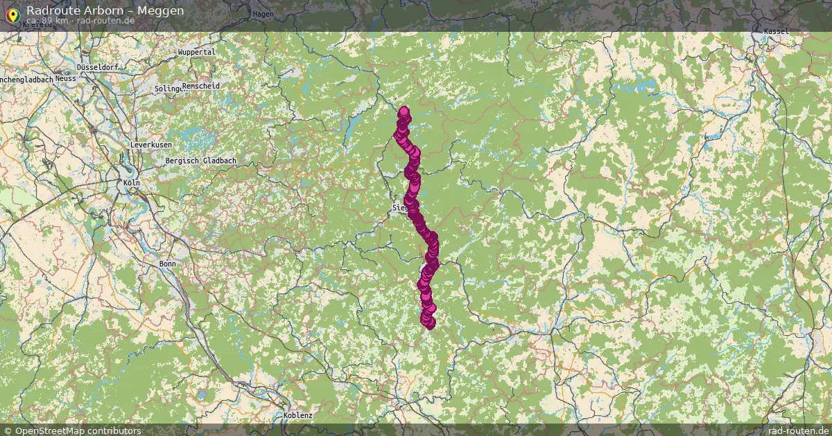 Radtour Arborn – Meggen